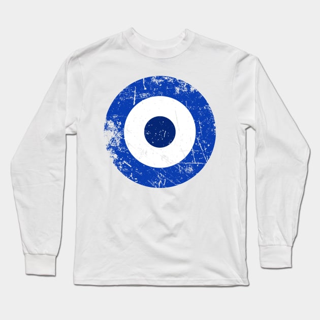 Blues Target Long Sleeve T-Shirt by FootballArcade